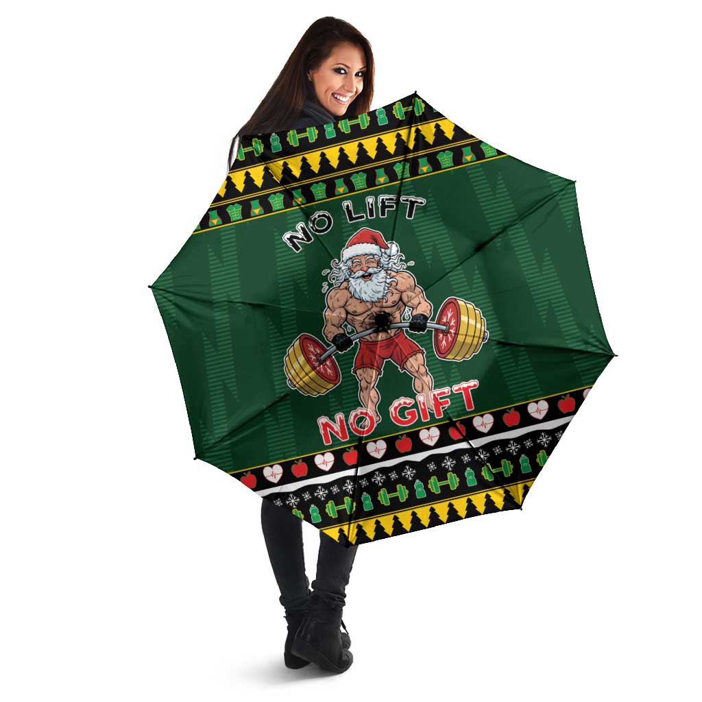 Xmas Gymer Christmas Umbrella No Lift No Gift - Wonder Print Shop