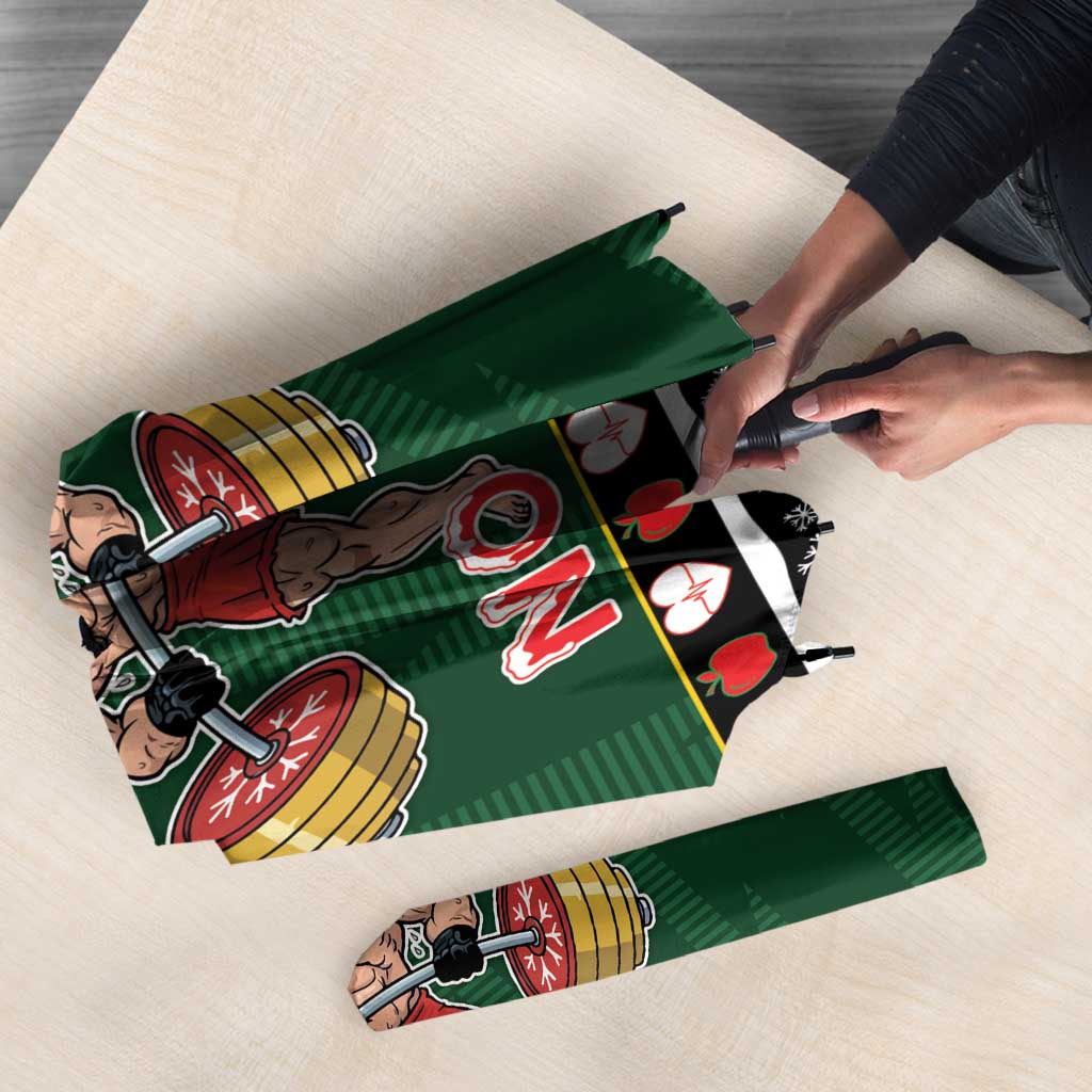 Xmas Gymer Christmas Umbrella No Lift No Gift - Wonder Print Shop