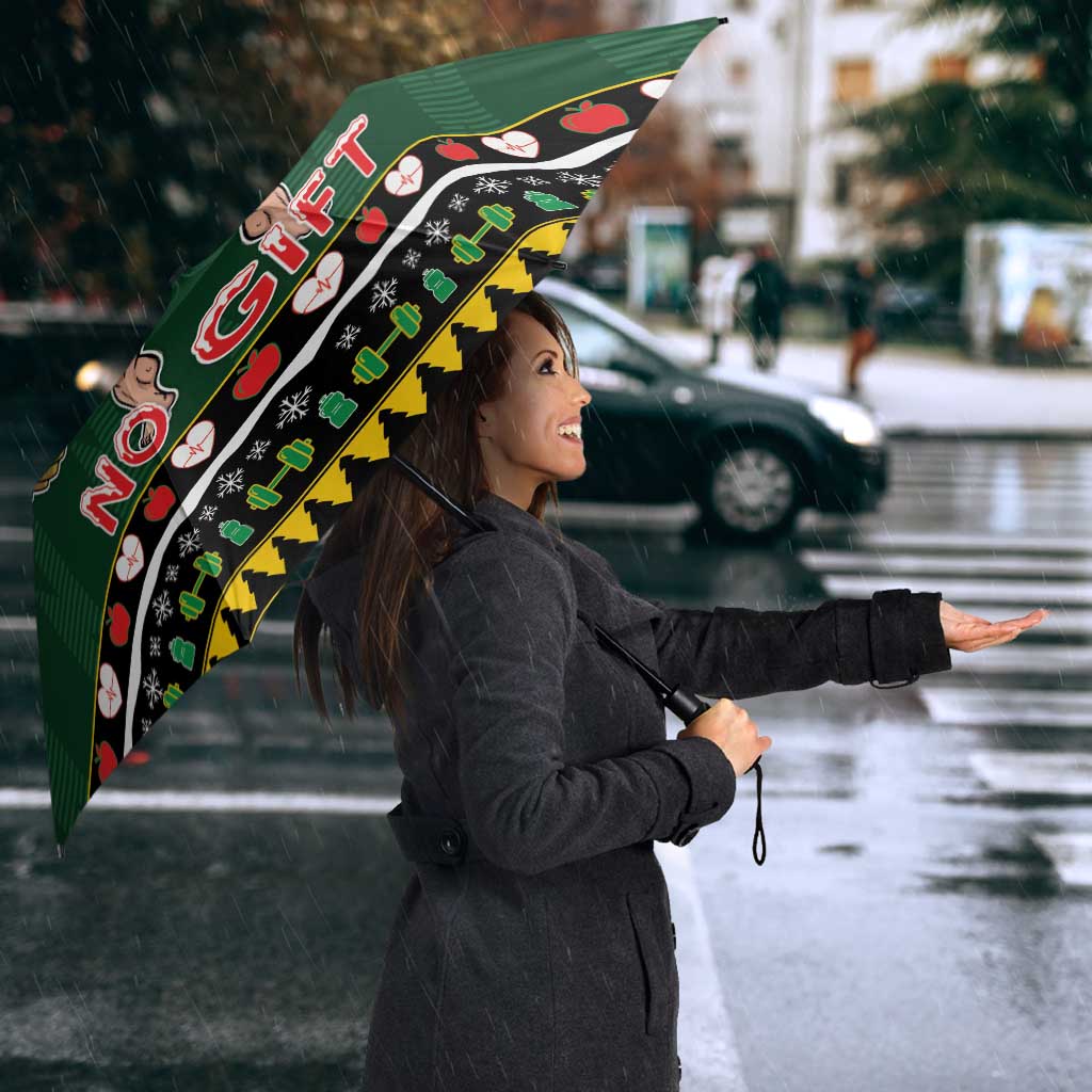 Xmas Gymer Christmas Umbrella No Lift No Gift - Wonder Print Shop