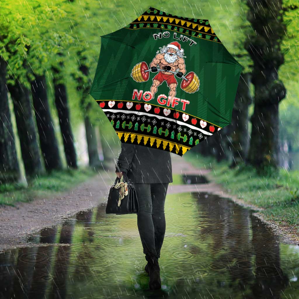 Xmas Gymer Christmas Umbrella No Lift No Gift - Wonder Print Shop