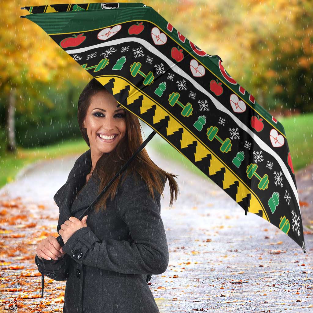 Xmas Gymer Christmas Umbrella No Lift No Gift - Wonder Print Shop
