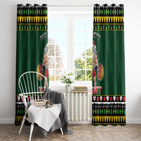 Xmas Gymer Christmas Window Curtain No Lift No Gift - Wonder Print Shop
