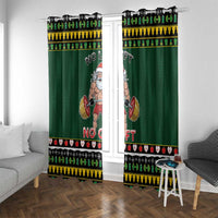 Xmas Gymer Christmas Window Curtain No Lift No Gift - Wonder Print Shop