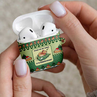 Capybara Christmas AirPods Case Wake Me Up When It's Christmas - Wonder Print Shop