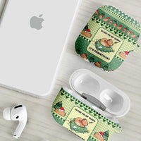 Capybara Christmas AirPods Case Wake Me Up When It's Christmas - Wonder Print Shop