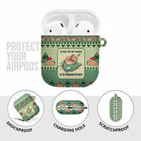 Capybara Christmas AirPods Case Wake Me Up When It's Christmas - Wonder Print Shop