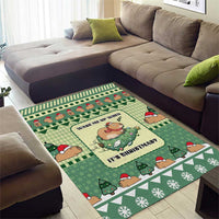 Capybara Christmas Area Rug Wake Me Up When It's Christmas - Wonder Print Shop