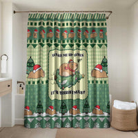 Capybara Christmas Bathroom Set Wake Me Up When It's Christmas - Wonder Print Shop