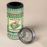 Capybara Christmas 4 in 1 Can Cooler Tumbler Wake Me Up When It's Christmas - Wonder Print Shop