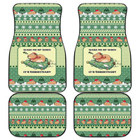 Capybara Christmas Car Mats Wake Me Up When It's Christmas - Wonder Print Shop
