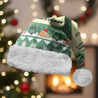 Capybara Christmas Santa Hat Wake Me Up When It's Christmas - Wonder Print Shop