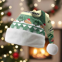 Capybara Christmas Santa Hat Wake Me Up When It's Christmas - Wonder Print Shop