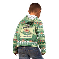 Capybara Christmas Kid Hoodie Wake Me Up When It's Christmas - Wonder Print Shop