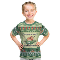 Capybara Christmas Kid T Shirt Wake Me Up When It's Christmas - Wonder Print Shop