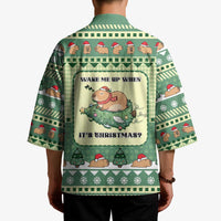 Capybara Christmas Kimono Wake Me Up When It's Christmas - Wonder Print Shop