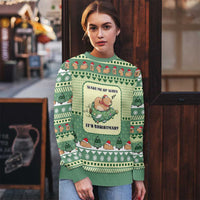 Capybara Christmas Ugly Christmas Sweater Wake Me Up When It's Christmas - Wonder Print Shop