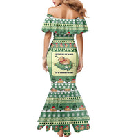 Capybara Christmas Mermaid Dress Wake Me Up When It's Christmas - Wonder Print Shop