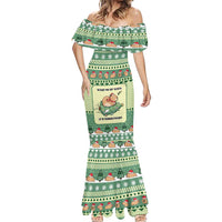 Capybara Christmas Mermaid Dress Wake Me Up When It's Christmas - Wonder Print Shop