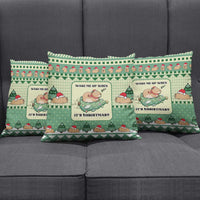 Capybara Christmas Pillow Cover Wake Me Up When It's Christmas - Wonder Print Shop