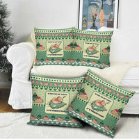 Capybara Christmas Pillow Cover Wake Me Up When It's Christmas - Wonder Print Shop
