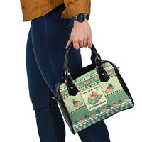 Capybara Christmas Shoulder Handbag Wake Me Up When It's Christmas - Wonder Print Shop