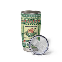 Capybara Christmas Tumbler Cup Wake Me Up When It's Christmas - Wonder Print Shop