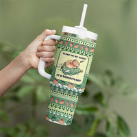 Capybara Christmas Tumbler With Handle Wake Me Up When It's Christmas - Wonder Print Shop