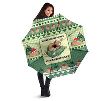 Capybara Christmas Umbrella Wake Me Up When It's Christmas - Wonder Print Shop