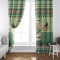 Capybara Christmas Window Curtain Wake Me Up When It's Christmas - Wonder Print Shop
