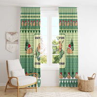 Capybara Christmas Window Curtain Wake Me Up When It's Christmas - Wonder Print Shop
