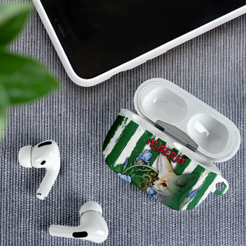 Algeria AirPods Case Fennec And Iris Grunge Style - Wonder Print Shop