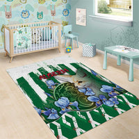 Algeria Area Rug Fennec And Iris Grunge Style - Wonder Print Shop