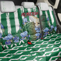 Algeria Back Car Seat Cover Fennec And Iris Grunge Style - Wonder Print Shop