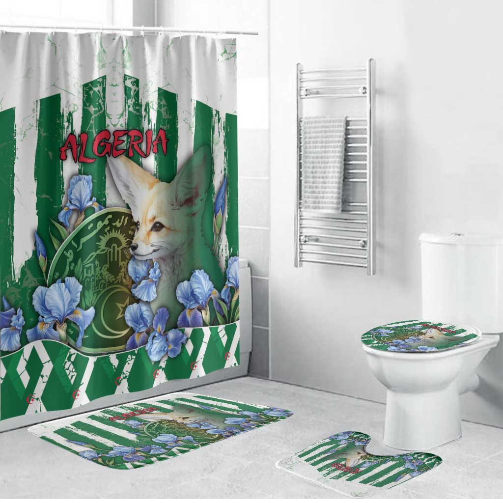 Algeria Bathroom Set Fennec And Iris Grunge Style - Wonder Print Shop