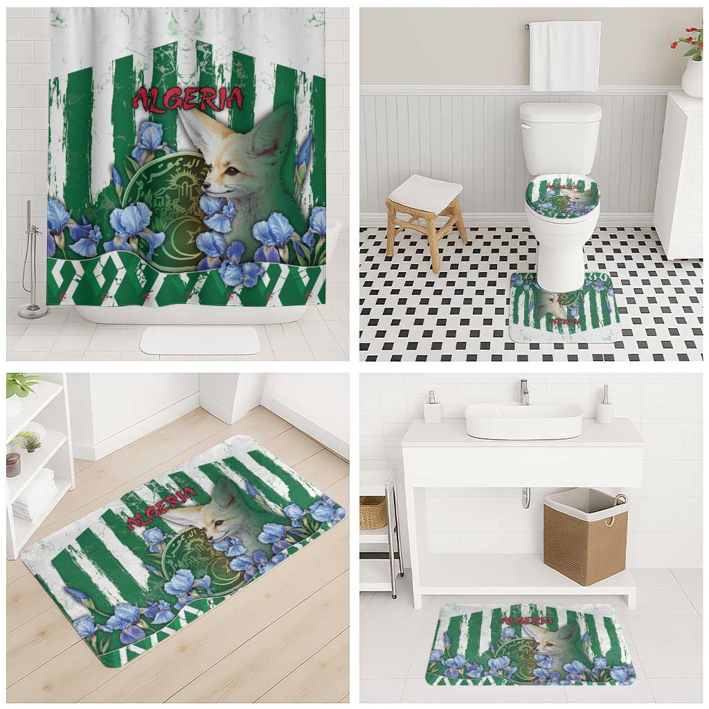 Algeria Bathroom Set Fennec And Iris Grunge Style - Wonder Print Shop