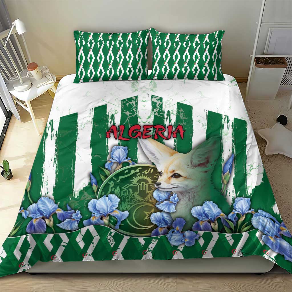 Algeria Bedding Set Fennec And Iris Grunge Style - Wonder Print Shop