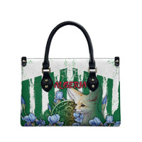 Algeria Leather Bag Fennec And Iris Grunge Style - Wonder Print Shop