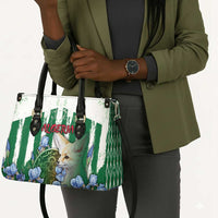 Algeria Leather Bag Fennec And Iris Grunge Style - Wonder Print Shop
