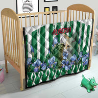 Algeria Quilt Fennec And Iris Grunge Style - Wonder Print Shop