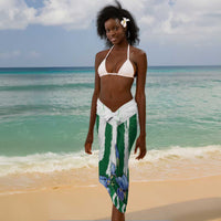 Algeria Sarong Fennec And Iris Grunge Style - Wonder Print Shop