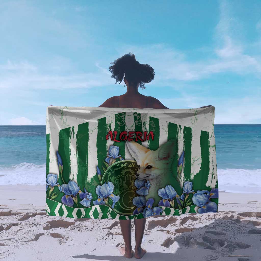 Algeria Sarong Fennec And Iris Grunge Style - Wonder Print Shop