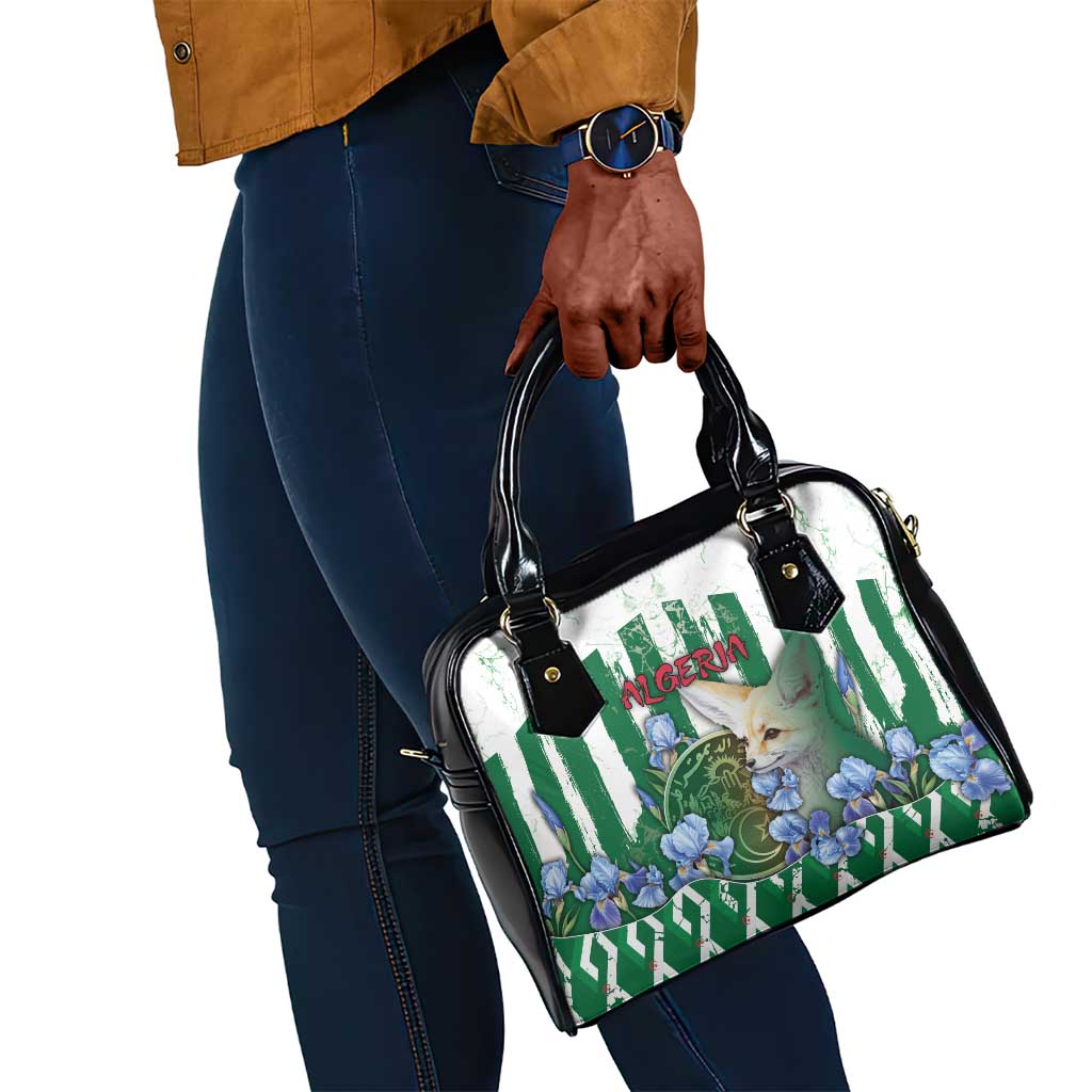 Algeria Shoulder Handbag Fennec And Iris Grunge Style - Wonder Print Shop