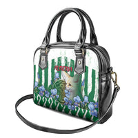 Algeria Shoulder Handbag Fennec And Iris Grunge Style - Wonder Print Shop