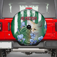 Algeria Spare Tire Cover Fennec And Iris Grunge Style - Wonder Print Shop