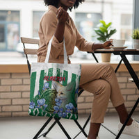 Algeria Tote Bag Fennec And Iris Grunge Style - Wonder Print Shop
