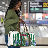 Algeria Travel Bag Fennec And Iris Grunge Style - Wonder Print Shop