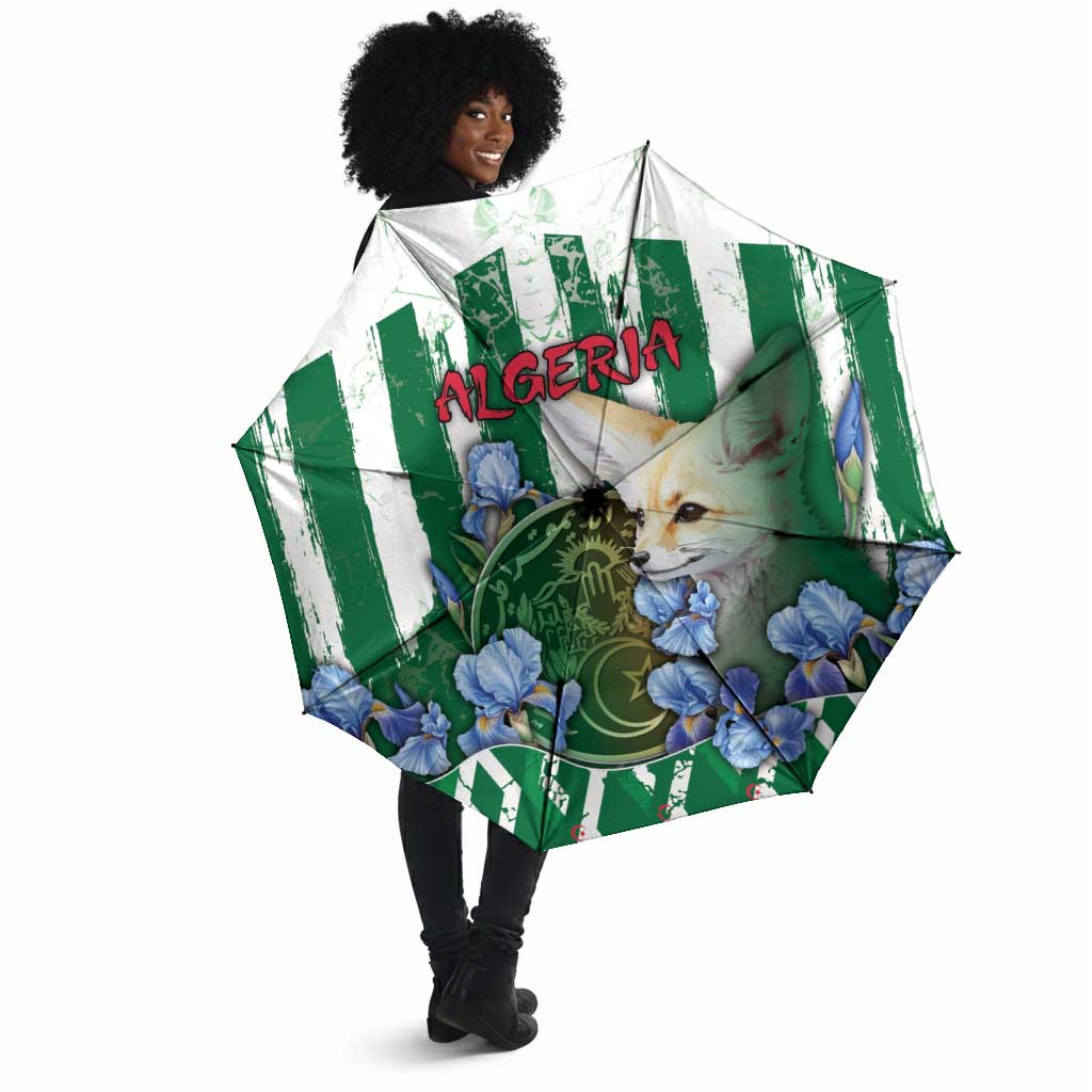Algeria Umbrella Fennec And Iris Grunge Style - Wonder Print Shop