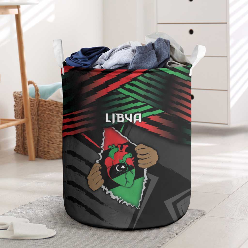 Libya In My Veins Laundry Basket - Wonder Print Shop