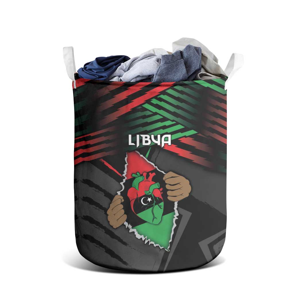 Libya In My Veins Laundry Basket - Wonder Print Shop