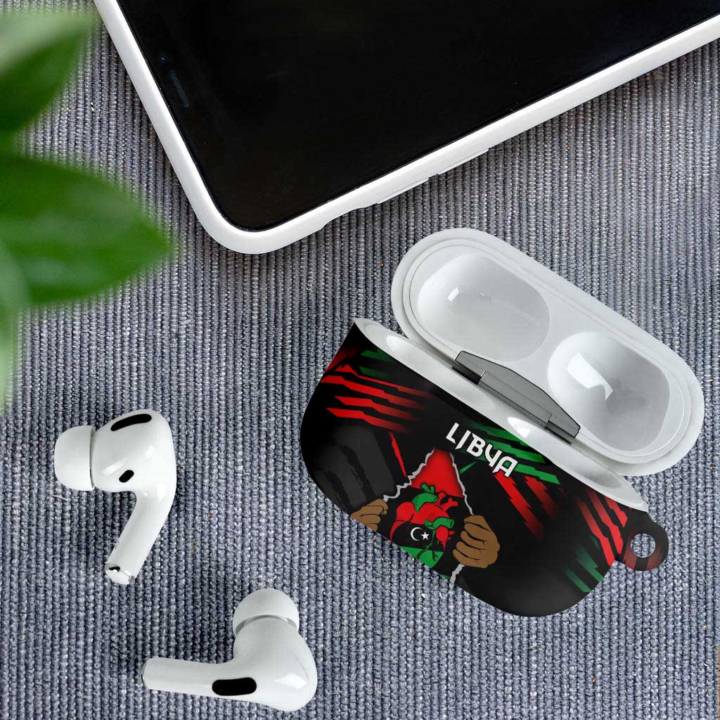 Libya In My Veins AirPods Case - Wonder Print Shop